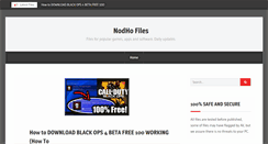 Desktop Screenshot of nodho.org