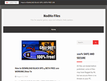 Tablet Screenshot of nodho.org